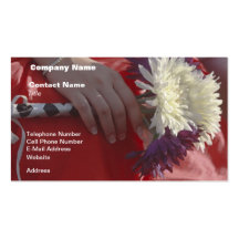 Wedding Bouquet Business Cards