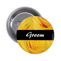 Wedding buttons & badges - customise
