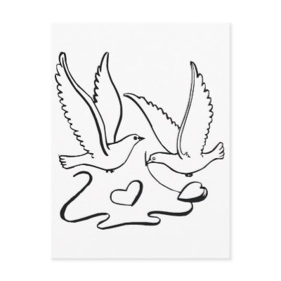  Beautiful Wedding Vows on Wedding Ceremony Doves Post Card By Thebridalshop
