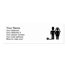 Wedding couple business card templates