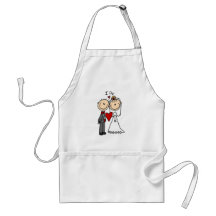 Wedding Couple I Do T-shirts and Gifts Aprons