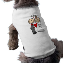 Wedding Couple I Do T-shirts and Gifts Dog Clothing
