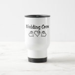 Wedding Crew Black Hearts Mug