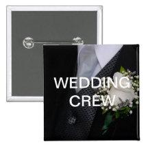 Wedding Crew Pins