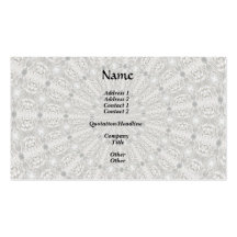 Wedding dress kaleidoscope #4 business cards
