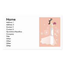 Wedding Dress or Bridal Boutique Business Card