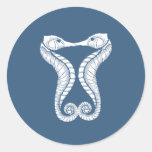 Wedding Envelope Seal | Seahorses | stickers