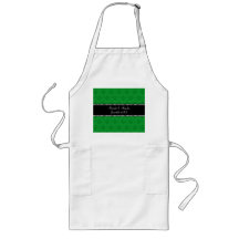 Wedding favors Green damask Apron