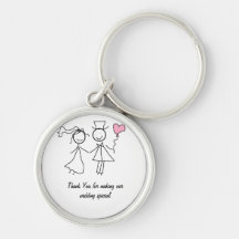 Wedding Favour Gift Key Chains