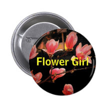 Wedding (Flower Girl) Button