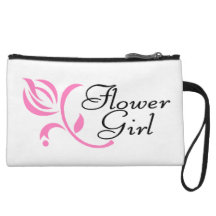 Wedding Flower Girl Wristlet Clutch