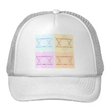 Wedding Gifts/Star of David Mesh Hats