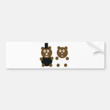 wedding icon bumper sticker