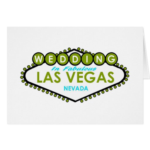 WEDDING IN FABULOUS LAS VEGAS Card