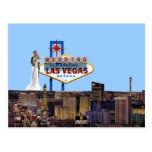 Wedding In Fabulous Las Vegas Postcard