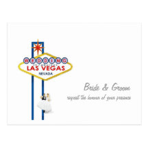 Wedding In Las Vegas Postcard