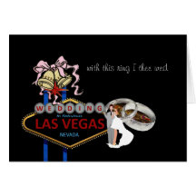 WEDDING In Las Vegas, with this ring Card