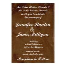 Wedding invitation