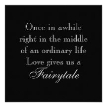 Wedding Invitations with Fairytale Love Quote