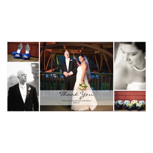 Wedding Photo Collage - Thank You Photo Cards