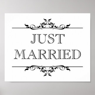 Be Married Wedding Sign Artwork Prints, Be Married Wedding Sign Art