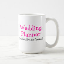 Wedding Planner Coffee Mugs