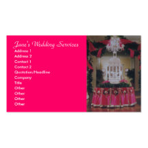 Wedding Plannner Services Business Cards