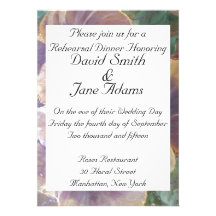 wedding rehearsal dinner personalized invitation