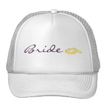 Wedding Rings (Bride) Trucker Hats