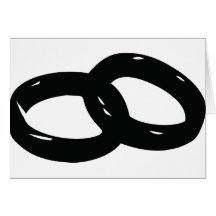 wedding rings card