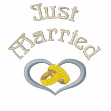 Wedding Rings Heart - Just Married