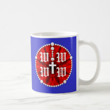Wedding Rosary Monogram Mug