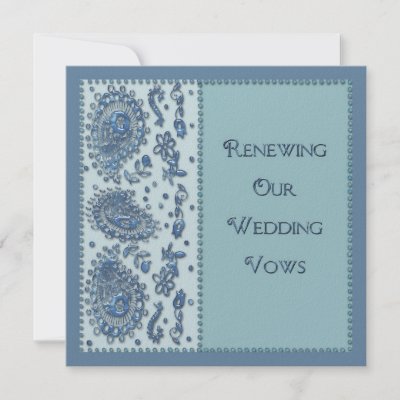Writing   Wedding Vows on Wedding Vows Renewal  Beaded  Invitations By Trudywilkerson