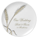 Wedding wheat dinnerware "country collection" party plate