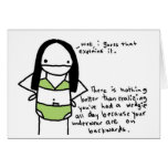 Wedgie Card