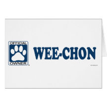 WEE-CHON_blue Greeting Cards