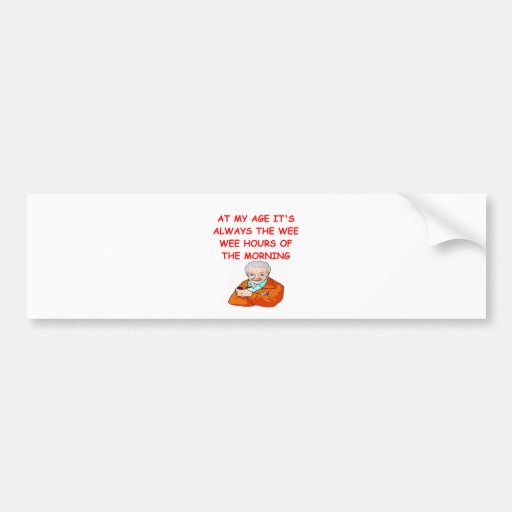 wee wee hours bumper stickers