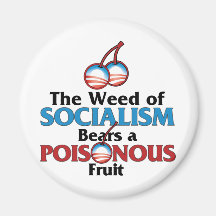 Weed of Socialistm Fridge Magnet