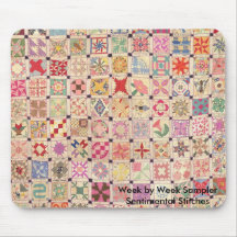 Week by Week Sampler Mouse Pad