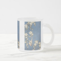 Weeping Cherry and Bullfinch, Hokusai, 1834,  Mug