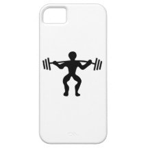 Weightlifter Lifting Weights iPhone 5 Cases