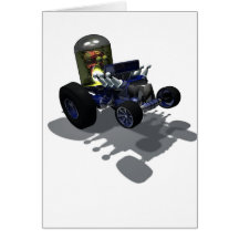 Weird Wheels Mad Brain Card