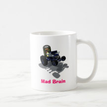 Weird Wheels Mad Brain Mug