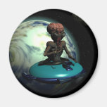 Weird Wheels Outa This World Magnet