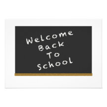 Welcome Back To School invitations