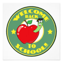 Welcome Back to School Personalized Announcement