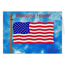 Welcome Home Card for Servicemen, Servicewomen