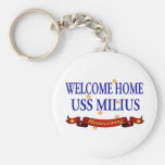 Welcome Home USS Milius Keychain