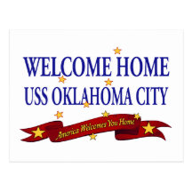 Welcome Home USS Oklahoma City Post Card