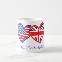 Welcome Kate & William/ Royal Wedding Coffee Mug